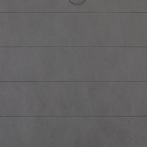 Rocky Creek - Square Dining Table With Umbrella Option - Gray