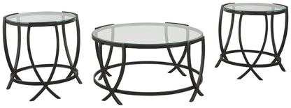 Tarrin - Occasional Table Set (Set of 3) - Black