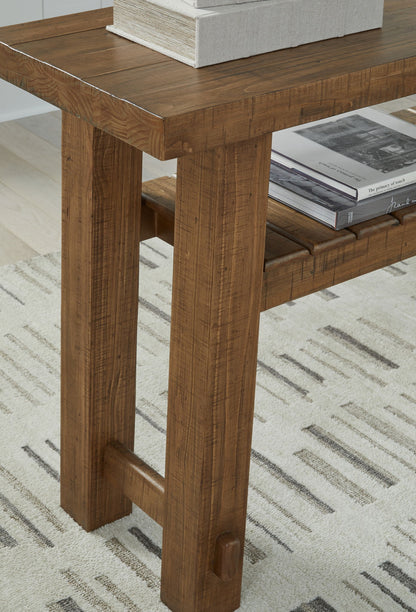 Mackifeld - Sofa Table - Warm Brown
