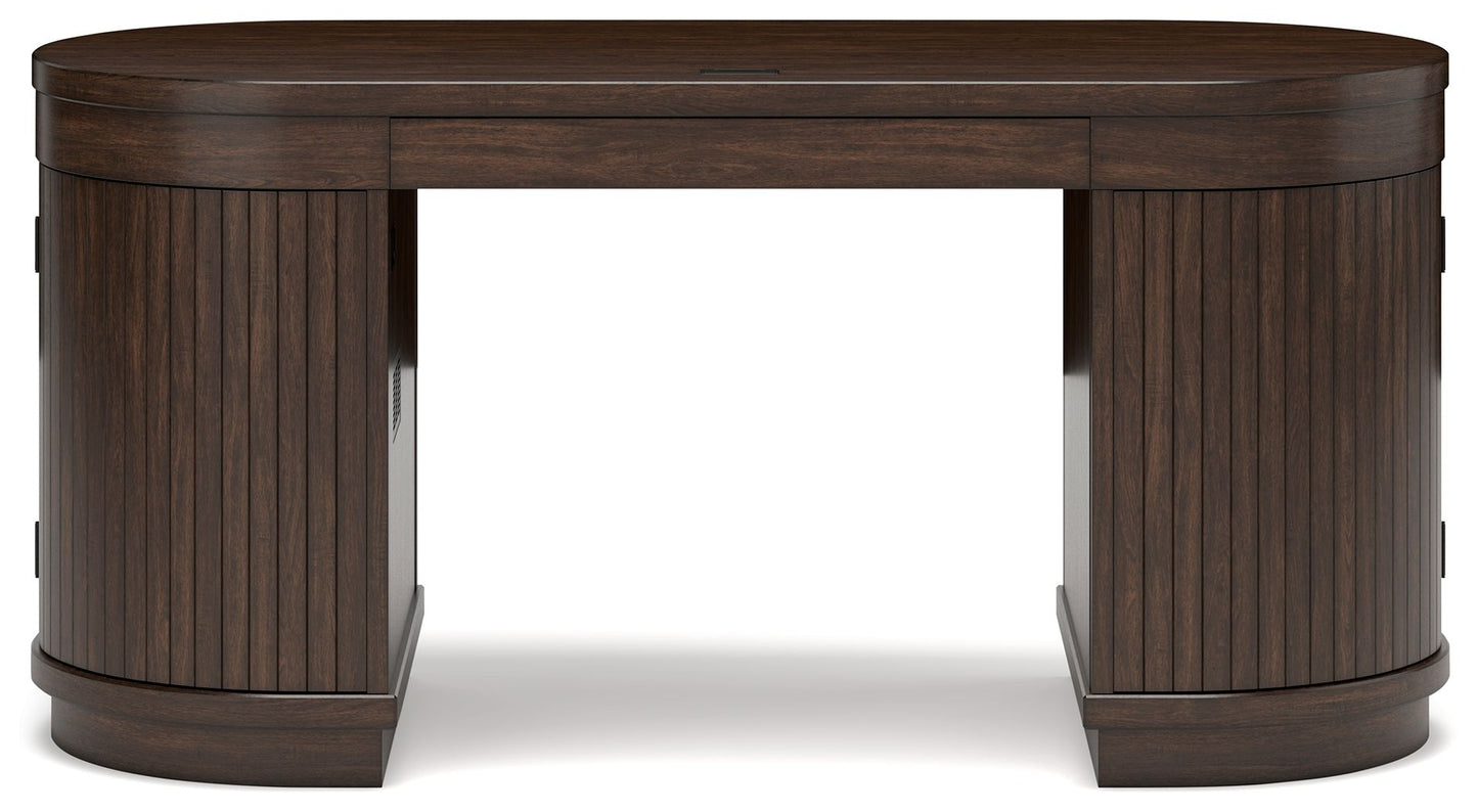 Korestone - Home Office Desk - Warm Brown