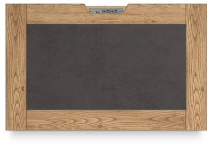 Galliden - Two Drawer Night Stand - Light Brown