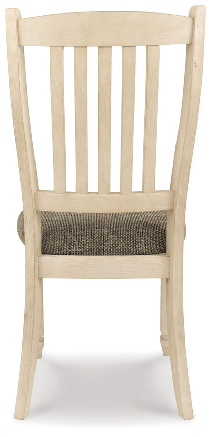 Bolanburg - Dining UPH Side Chair (Set of 2) - Rake Back - Brown / Beige