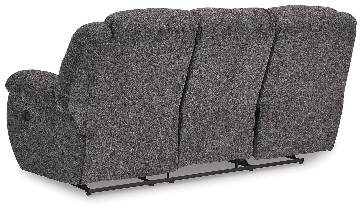 Foreside - Reclining Sofa - Charcoal