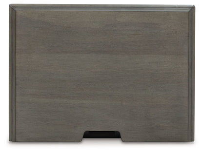 Lexorne - Three Drawer Night Stand - Gray