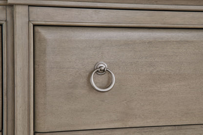 Lexorne - Dresser And Mirror - Gray