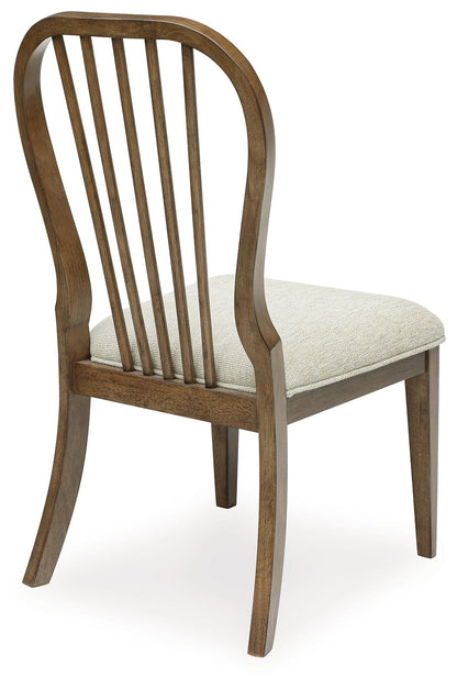 Sturlayne - Dining Upholstered Side Chair (Set of 2) - Spindleback - Brown