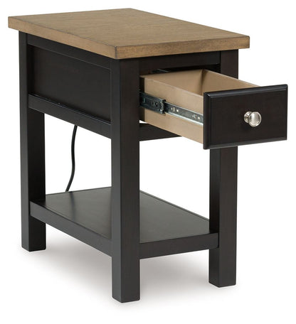 Drazmine - Chair Side End Table - Brown