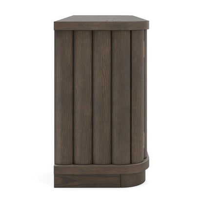 Darimore - Extra Large TV Stand - Burnished Brown