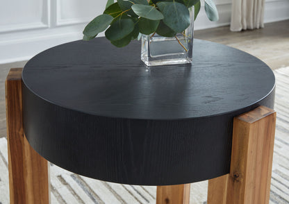 Breenmore - Occasional Table Set (Set of 2) - Black / Natural