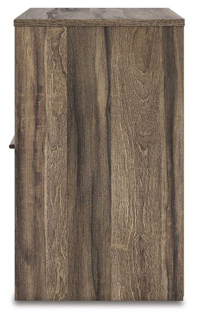 Elbrim - Brown - One Drawer Night Stand