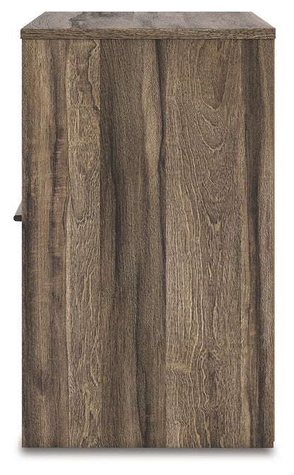 Elbrim - Brown - One Drawer Night Stand