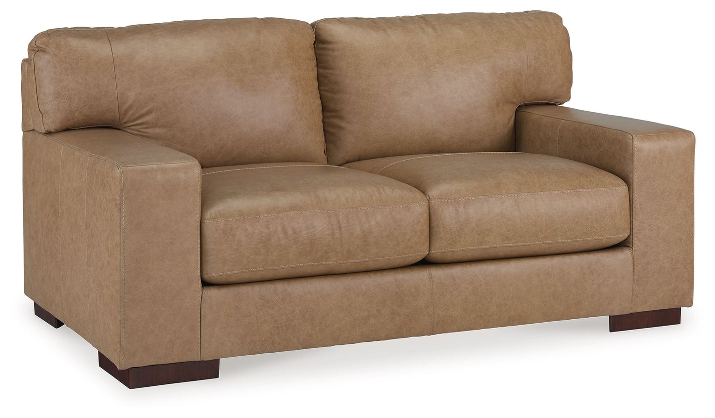 Lombardia - 4 Pc. - Sofa, Loveseat, Chair And A Half, Ottoman - Tumbleweed