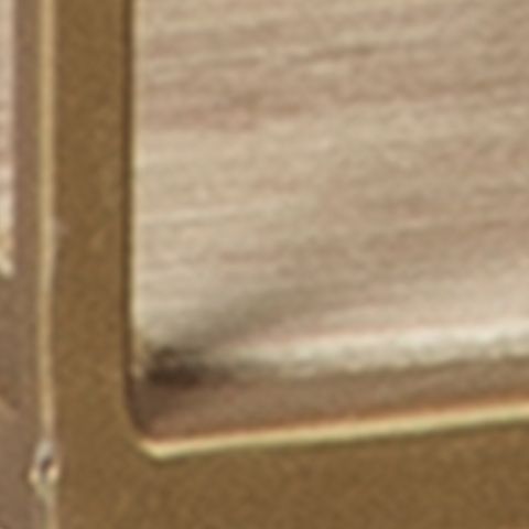 Efharis - Wall Shelf Set (Set of 3) - Natural / Gold Finish