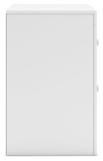 Mollviney - Two Drawer Night Stand - White