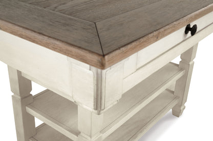 Bolanburg - Rectangular Dining Room Counter Table - Beige