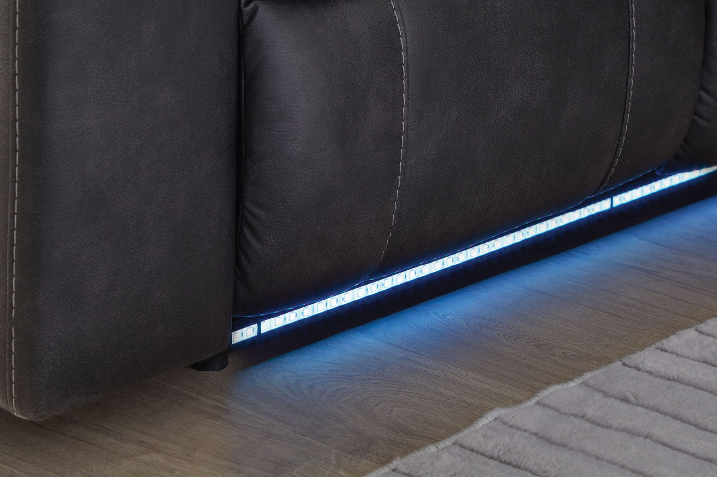 Sultan Meadow - 2-Piece Reclining Sectional - Carbon