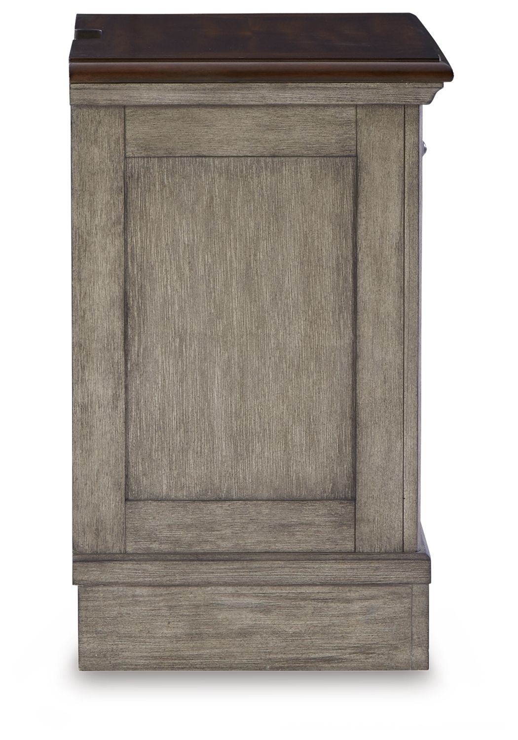 Lodenbay - Three Drawer Night Stand - Antique Gray