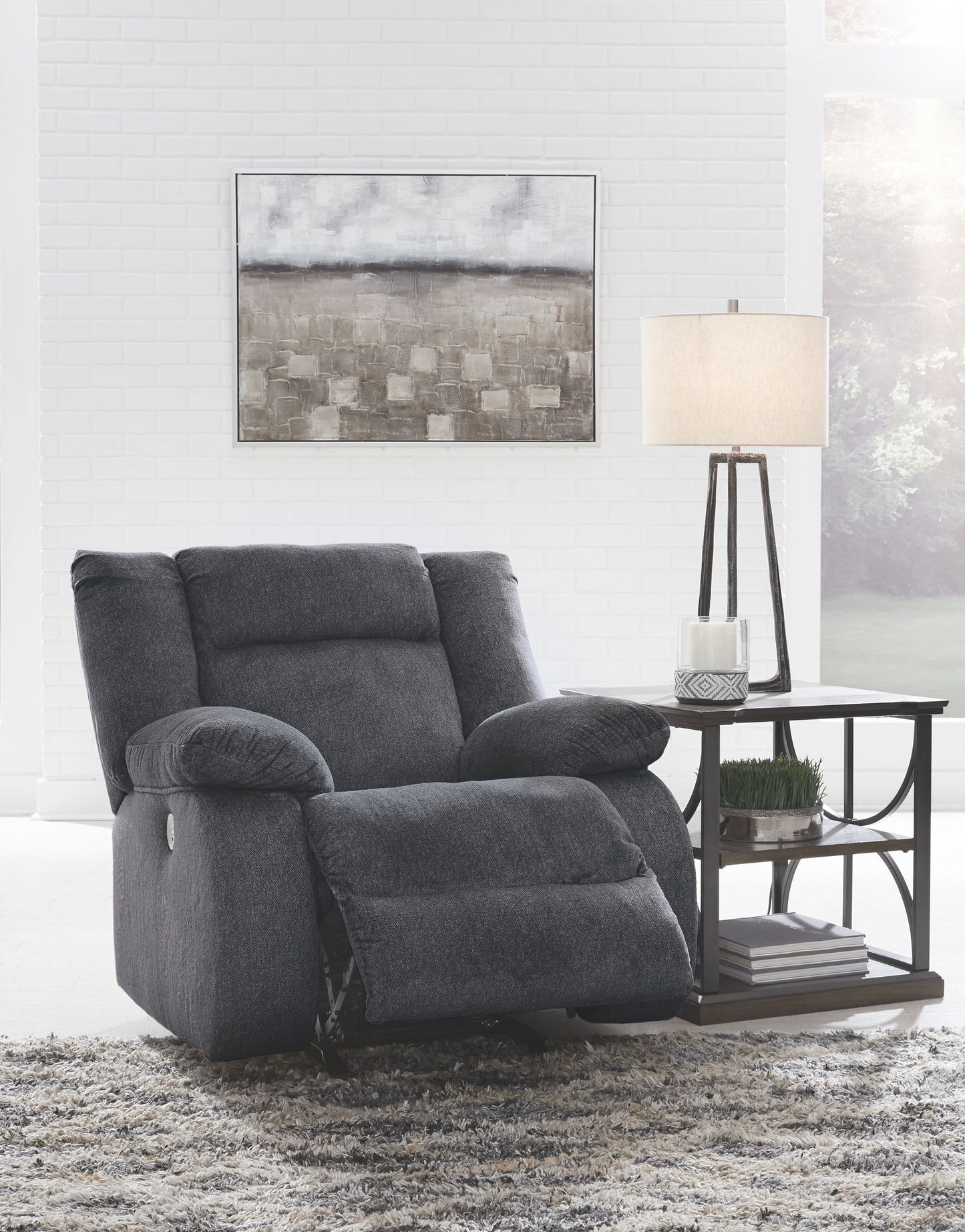 Burkner - Power Rocker Recliner - Marine
