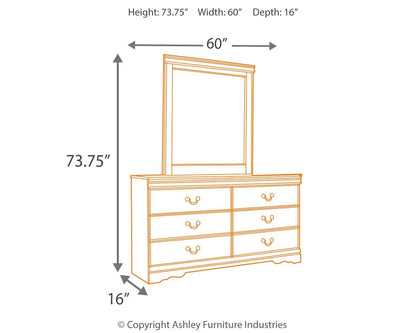 Huey Vineyard - Dresser, Mirror - Black