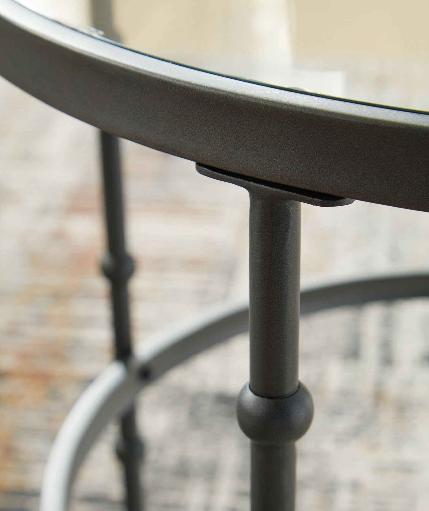 Kellyco - Occasional Table Set (Set of 3) - Gunmetal