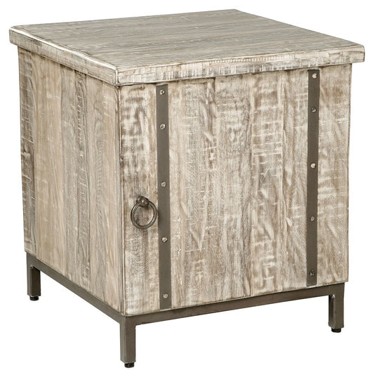 Laddford - Accent Cabinet - Shelf - Whitewash