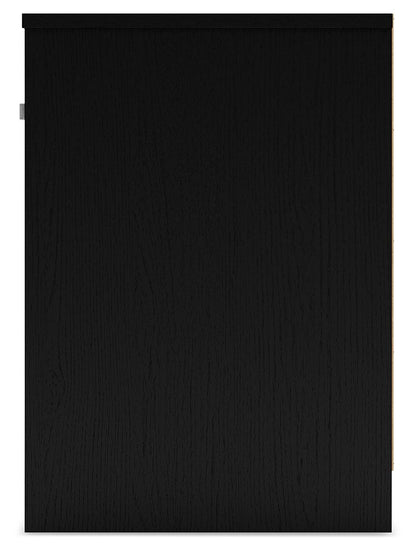 Finch - One Drawer Night Stand - 23" Height - Black