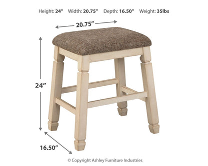 Bolanburg - Upholstered Stool (Set of 2) - Beige
