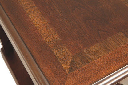 Breegin - Chair Side End Table - Removable Tray - Brown