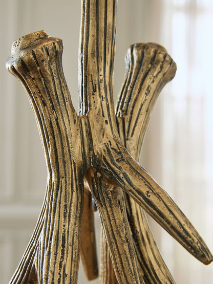 Josney - Metal Table Lamp - Antique Gold Finish