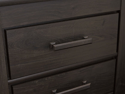 Brinxton - Five Drawer Chest - Charcoal