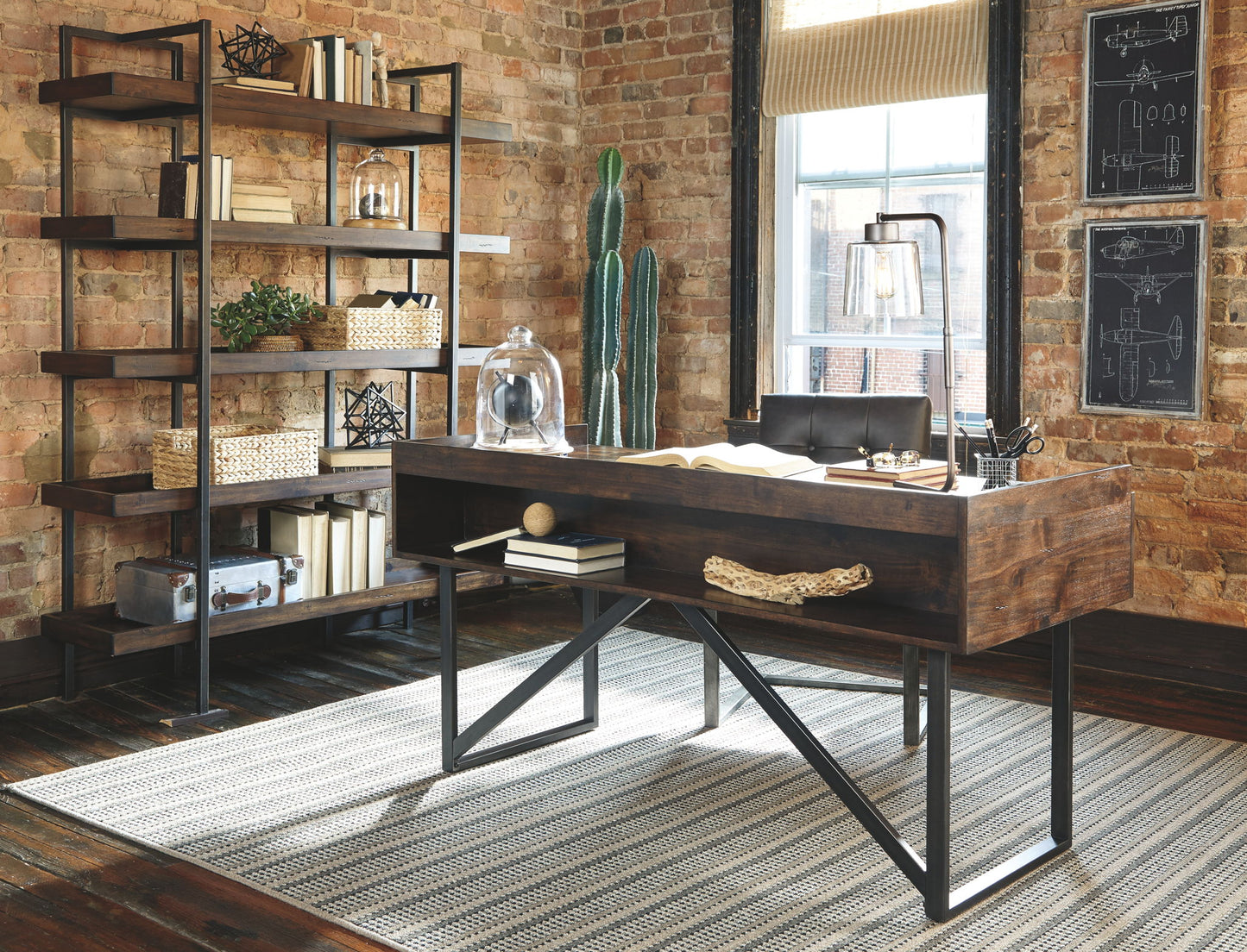 Starmore - Home Office Desk - Brown
