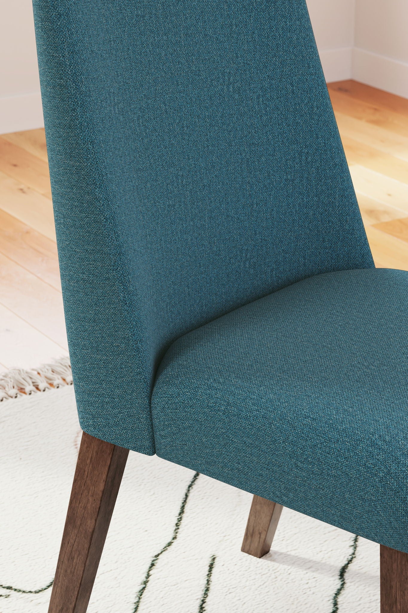 Lyncott - Dining Uph Side Chair (Set of 2) - Blue / Brown