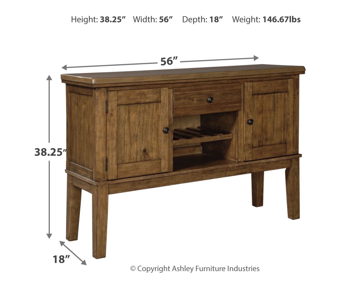 Ralene - Dining Room Server - Medium Brown