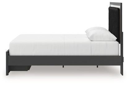 Zuraleus - Upholstered Panel Platform Storage Bed