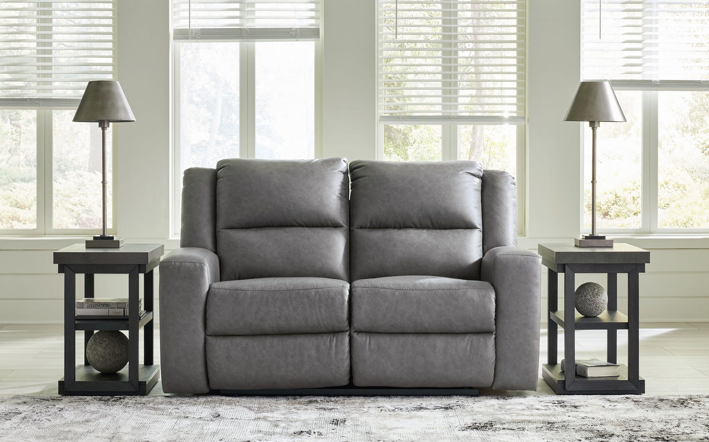 Brixworth - Reclining Loveseat - Slate