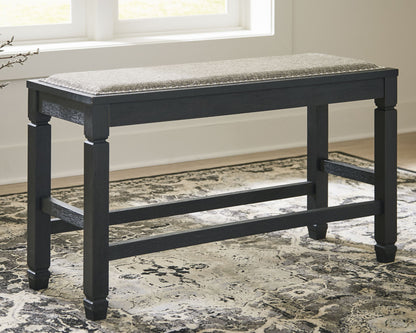 Tyler Creek - Antique Black - DBL Counter UPH Bench