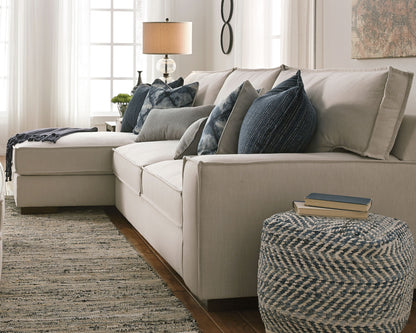 Chevron - Pouf - Blue
