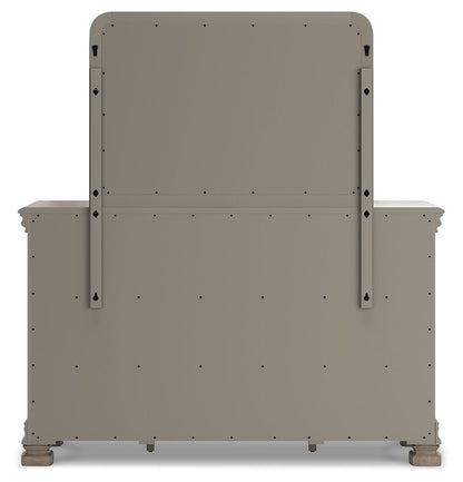 Lexorne - Dresser And Mirror - Gray