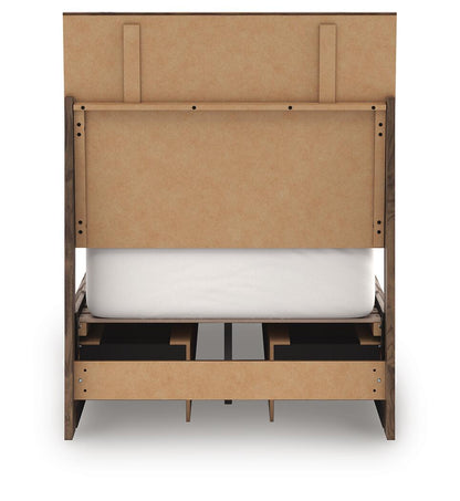 Chirason - Panel Bed With Storage