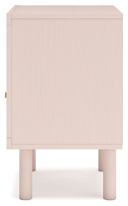 Wistenpine - One Drawer Night Stand - Blush