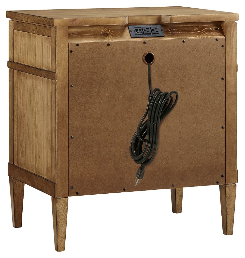 Sharlance - Brown - Three Drawer Night Stand