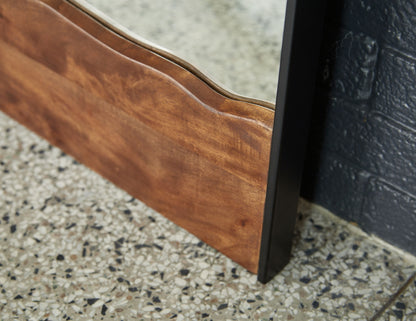 Panchali - Floor Mirror - Brown / Black