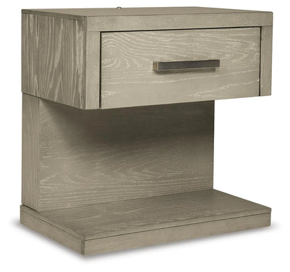 Fawnburg 26" 1 Drawer Charging Nightstand