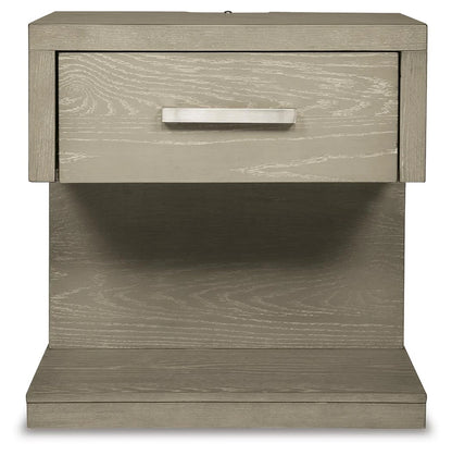 Fawnburg 26" 1 Drawer Charging Nightstand