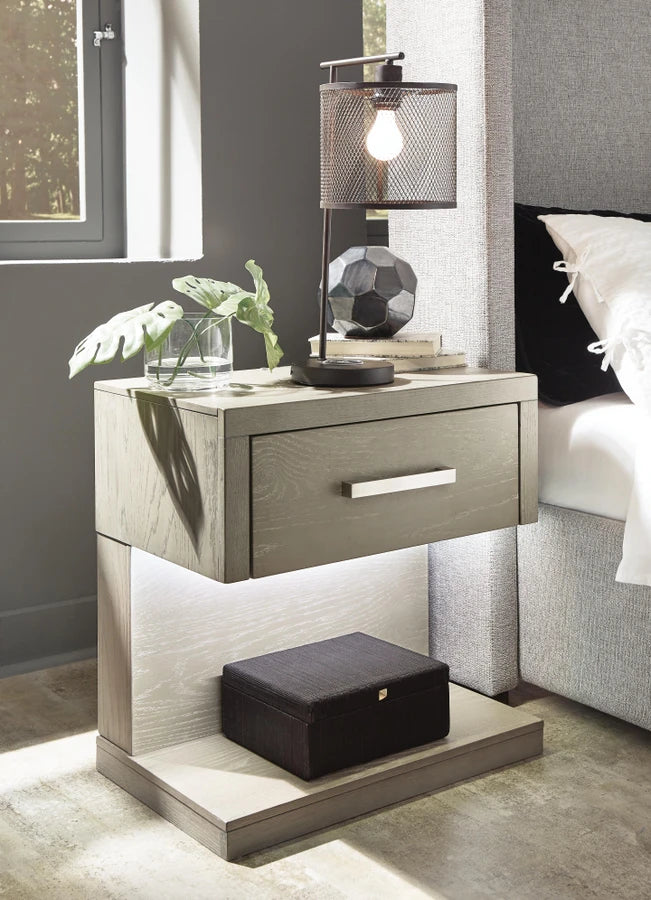 Fawnburg 26" 1 Drawer Charging Nightstand