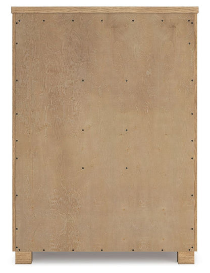 Galliden - Five Drawer Chest - Light Brown