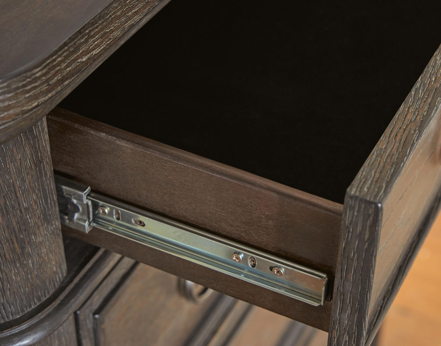 Wickenger - Five Drawer Chest - Dark Brown