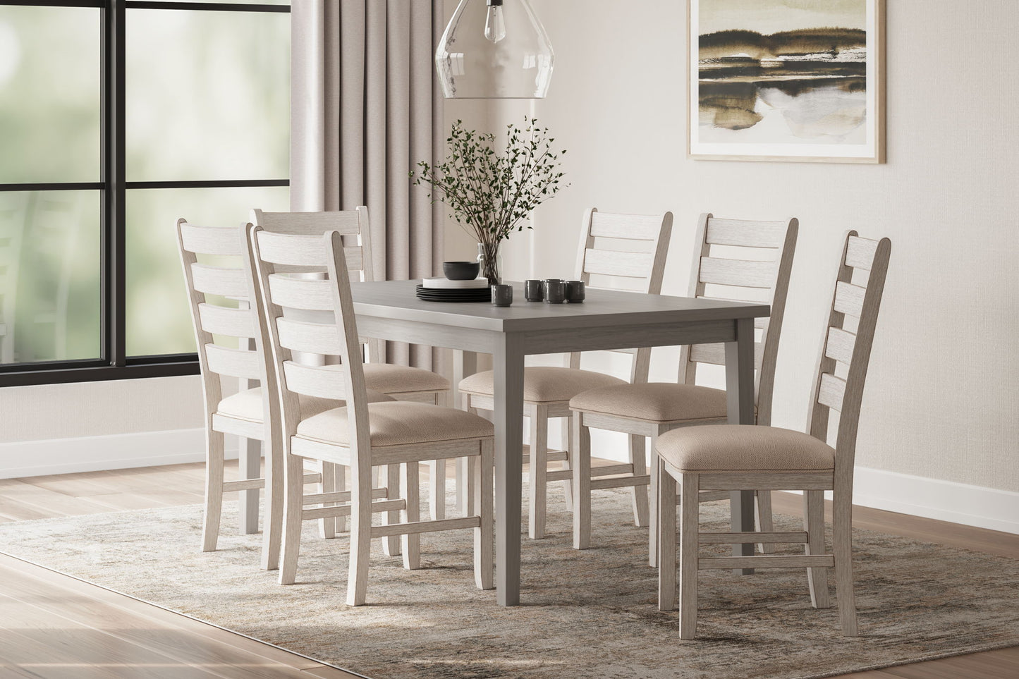 Parellen - Rectangular Dining Room Table - Gray