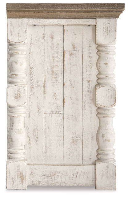 Havalance - Extra Large TV Stand - 2 Doors - Brown / Beige