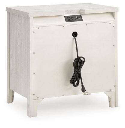 Darbonton - Two Drawer Night Stand - Dove White